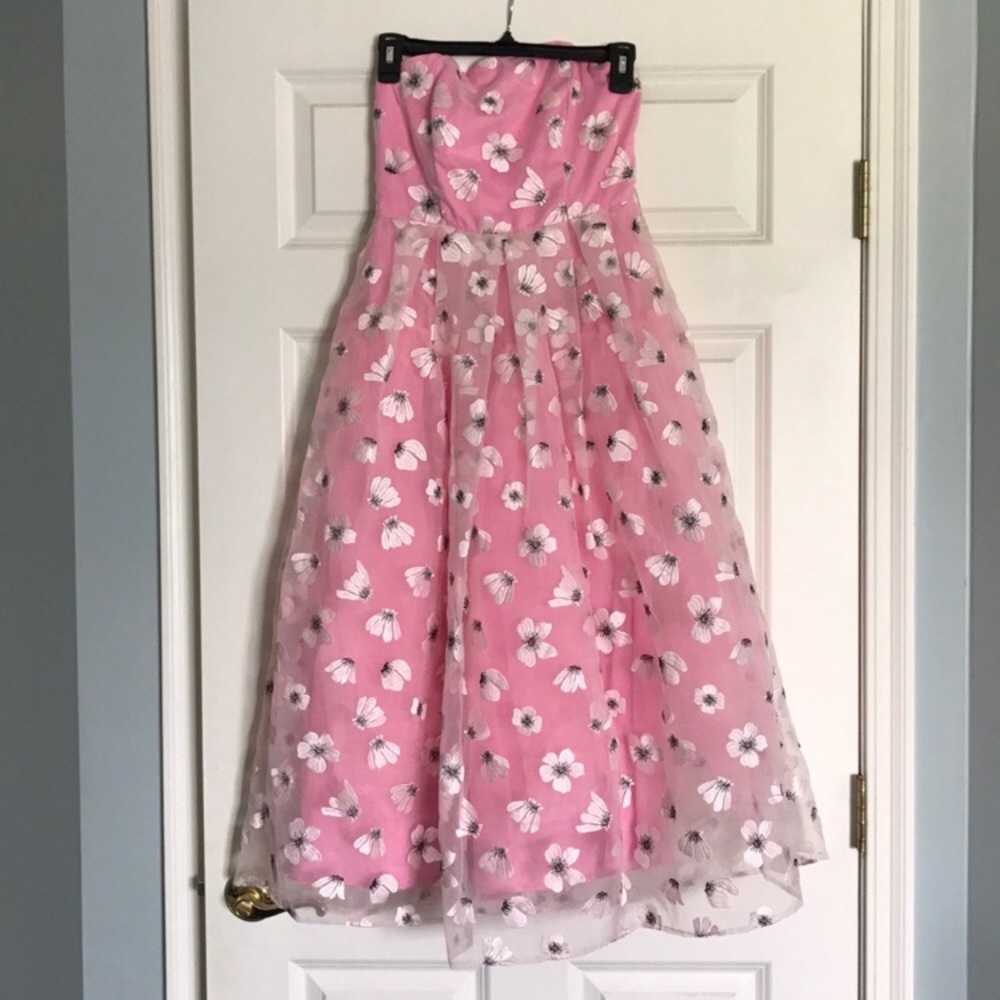ASOS embroidered floral dress